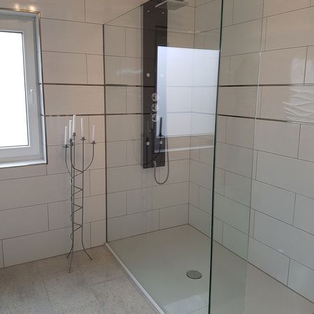 Begehbare Dusche 2-teilig