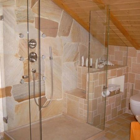 Ganzglasdusche Sonderkonstruktion