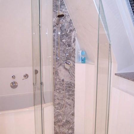 Begehbare Dusche Rund