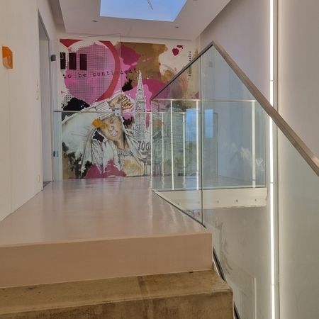 Treppenhausgeländer Bürogebäude mit Zulassung