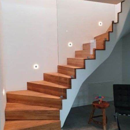 Treppen-Absturzsicherung mit Stufenausschnitt!