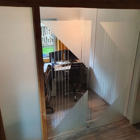 Büro-Schiebetür-Abtrennung