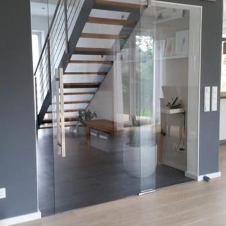 MWE Schiebetür System Purist mit Seitenteil