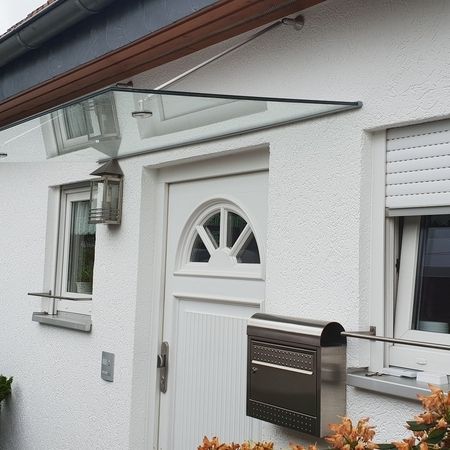 Glas-Vordach-Eingangsbereich Top Connect von Pauli+Sohn